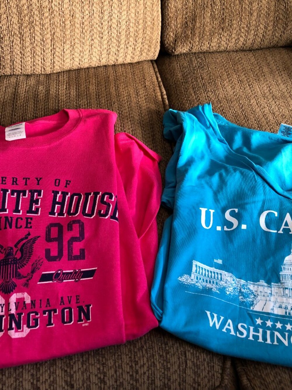LOT of 2 Womens Tops - Property of the White House LARGE & U.S. Capitol XL #KF